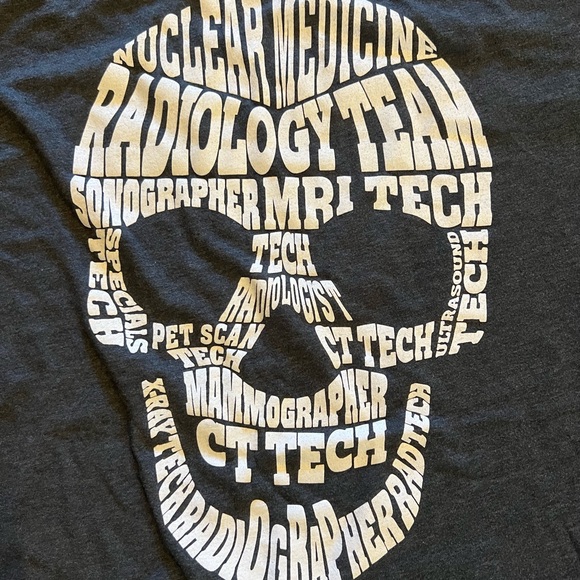 RADIOLOGY TEAM Gray Short Sleeve Tee - Picture 3 of 3